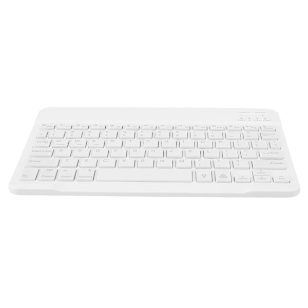 Mini Trådlöst Tangentbord Bärbart Mini Trådlöst RGB Bakgrundsbelyst Lätt Anslutning Bärbart Tangentbord för Telefon Surfplatta Laptop Vit