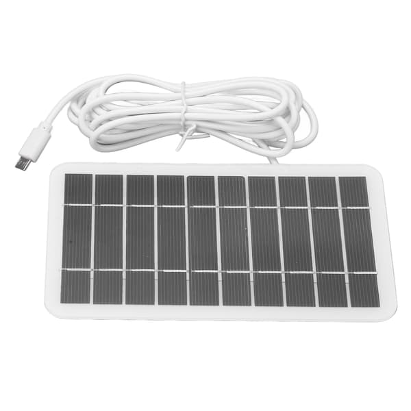 2W 5V solpaneloplader Bærbar USB-solcelleoplader Polysilicium til mobiltelefoner med lav effekt elektriske apparater