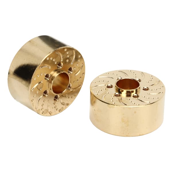 2 stk Messing Hjulvægte 1,9 2,2 tommer RC Crawler Bil Hex Nav Adapter Model Opgraderingsdele 22mm