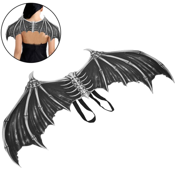 Halloween Vinger Folding Party Kostume Prop Cosplay Tilbehør til Børn Kid Gave Sort