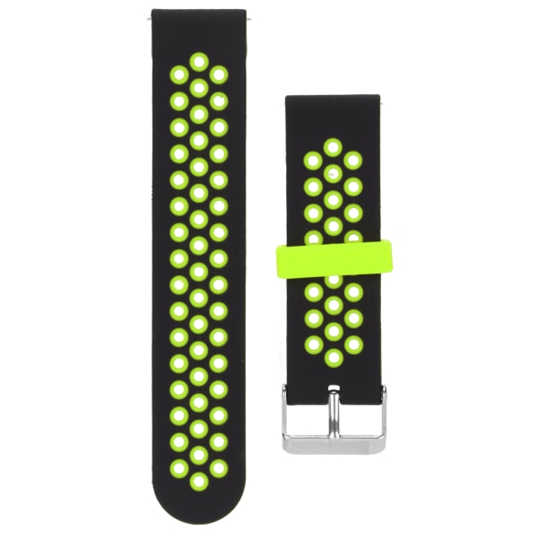 22 mm universal silikon sportsklokkerem Armbånd for Huawei Watch 3 for Watch 2 for Watch GTBlack Green