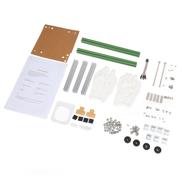 ITX Dator Öppet Chassifäste Bra Värmeavledning Delad Hårdvaru Struktur Aluminiumlegering DIY Bar Ram för Hem Grön Silver