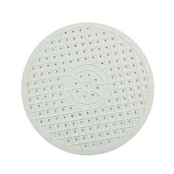 Snabb Avrinning för Halkfritt Köksbord Mjukt Gummi Diskho Matta Torkställ Värmeisolering white Round