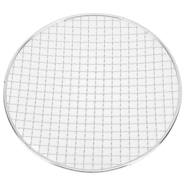 Runde grillrist i rustfrit stål - 25 cm diameter grillnet