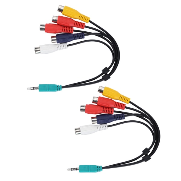 Samsung LCD TV Component AV-kabel - 2st 3,5 mm+2,5 mm till 5RCA Video Doubleend