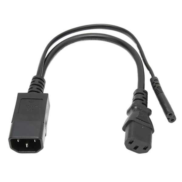 IEC320 C14 Han till C13 C7 Hon Vattentät IEC320 Strömkabel för Projektorer 100‑250V 32cm