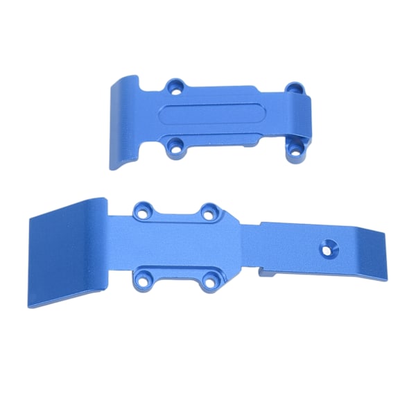 Aluminium front- og bakskliplate for Traxxas 1/16 RC-bil - blå