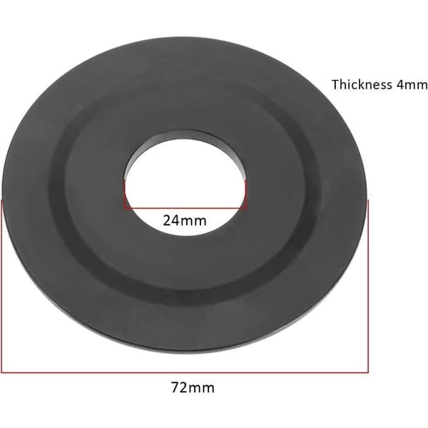 2 toiletskylleventilpakninger 24x72mm, Siamp Skipper gummipakning erstatning