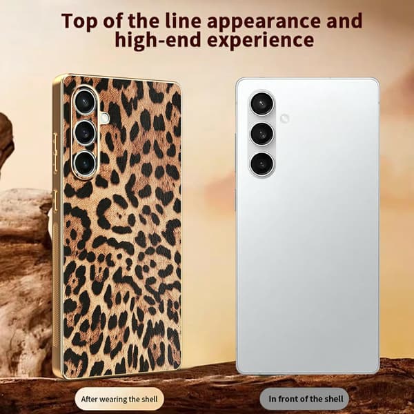 Leopard Cover til Samsung Galaxy S26 - Leopard multifärg multicolor