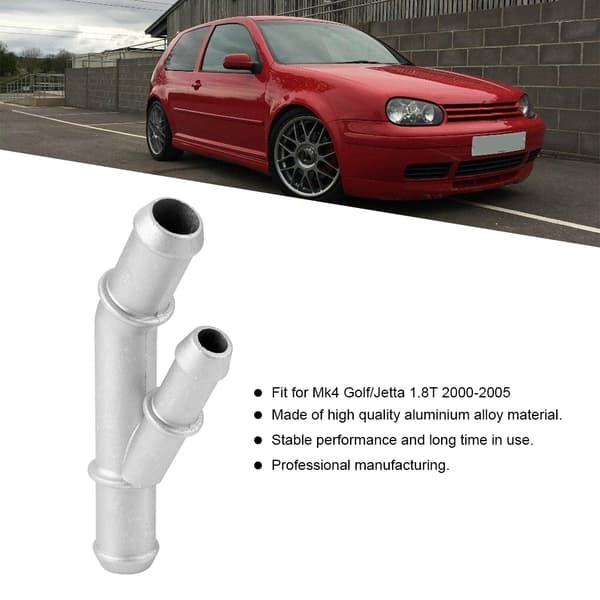 Kjølemiddelrør Adapter Y-flens 1J0121087E Passer for Mk4 Golf 1.8T 2000-2005