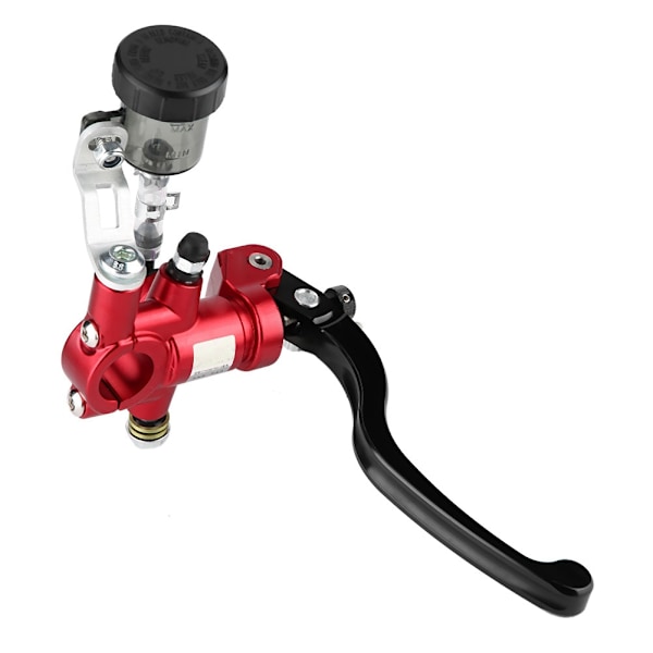 Motorcykel hydraulisk koblingsarm Hovedcylinderbremsepumpe (rød)