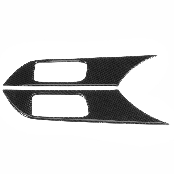 Innerdörrhandtag i kolfiberpanel för Mitsubishi Lancer 2008-2016 (2st)