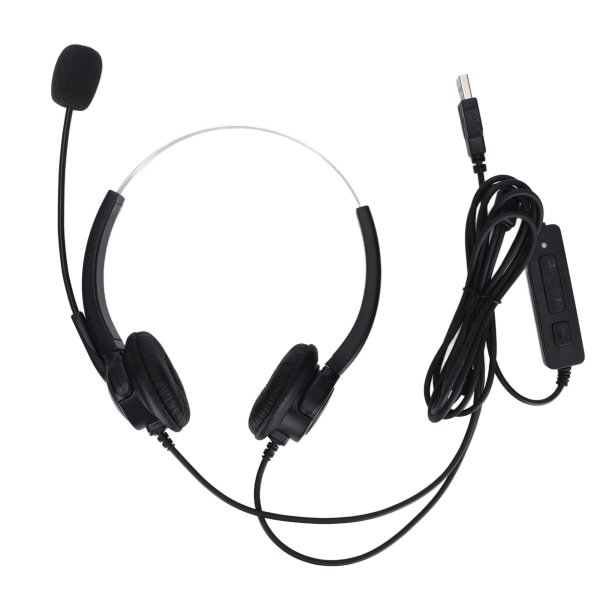 USB -kuuloke Call Center Headset kokouksia varten Skype-puhelin videoneuvottelu Virtuaalioppiminen Online-opetus