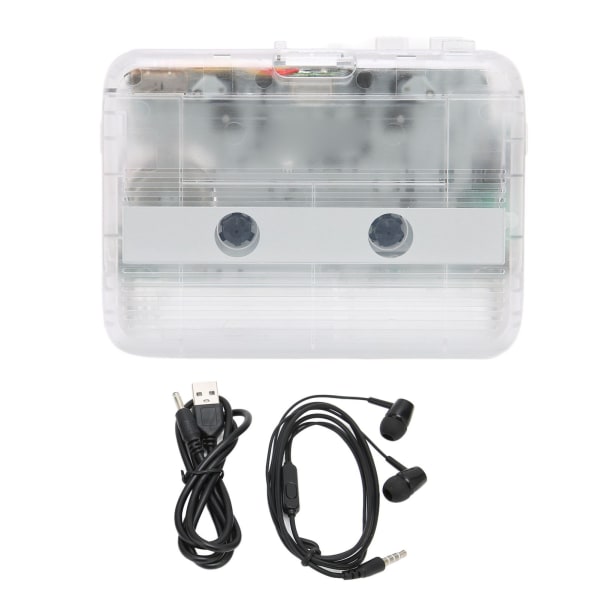 Bluetooth-kassettspiller Auto Reverse Trådløs lydbåndkassettspiller med USB-strømforsyning