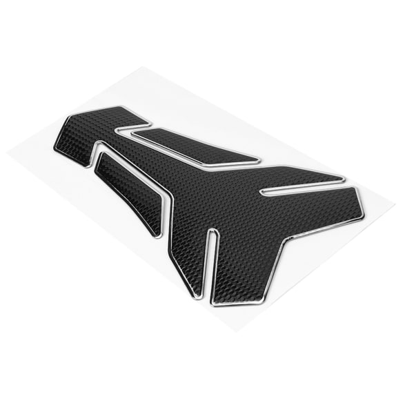 Motorsykkel Drivstofftank Klistremerke Pad Protector Decoration Passer for Yamaha (svart sølv)