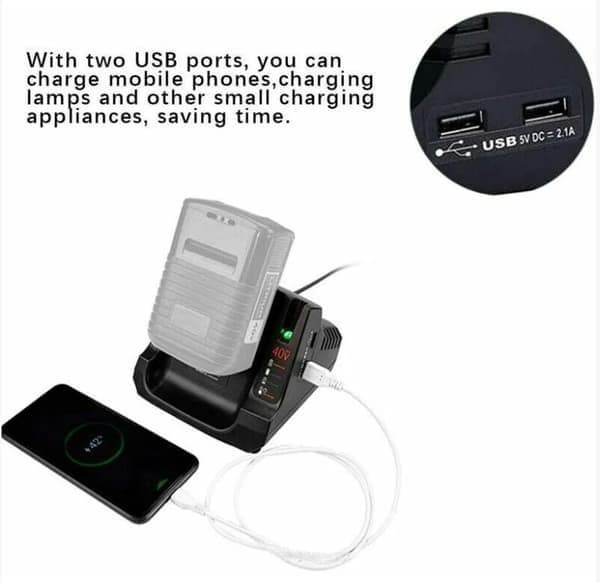 Passer til Black & Decker LCS36 36V/40V batterioplader, lithium[SZ]
