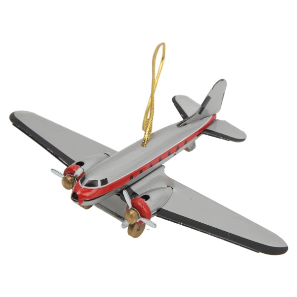 Vintage retro metal flyvemaskine model - samleobjekt tin flyvemaskine legetøj