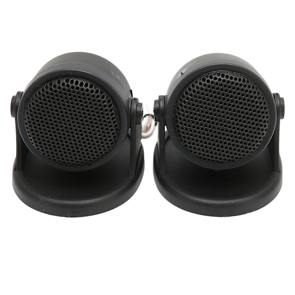 2 stk. Dome Tweeter Bilhøyttaler Svart 20W Høyttaler Universal for Bil