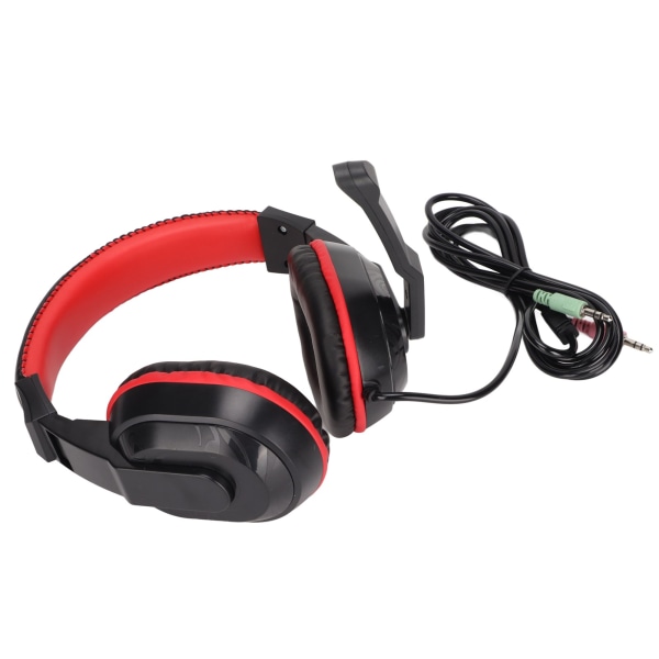 Gaming Headset 3,5 mm 3D Surround Sound Mega Bass 360 grader Mic Ergonomisk design headset med mikrofon