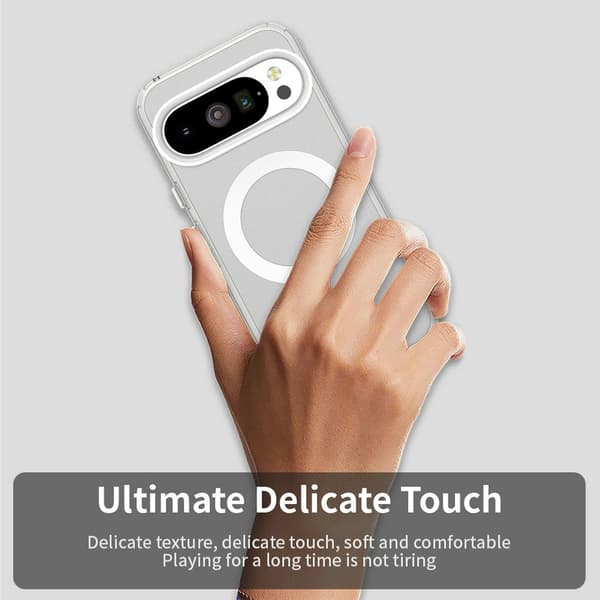 Google Pixel 10 Pro XL Deksel MagSafe Hybrid Transparent 45