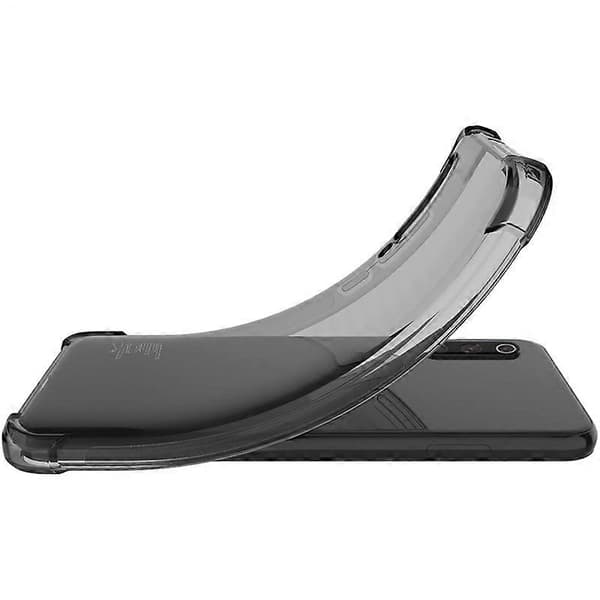 (Ny) IMAK Full Coverage Støtsikkert TPU Beskyttelsesdeksel til Nokia 5.3 Transparent Black