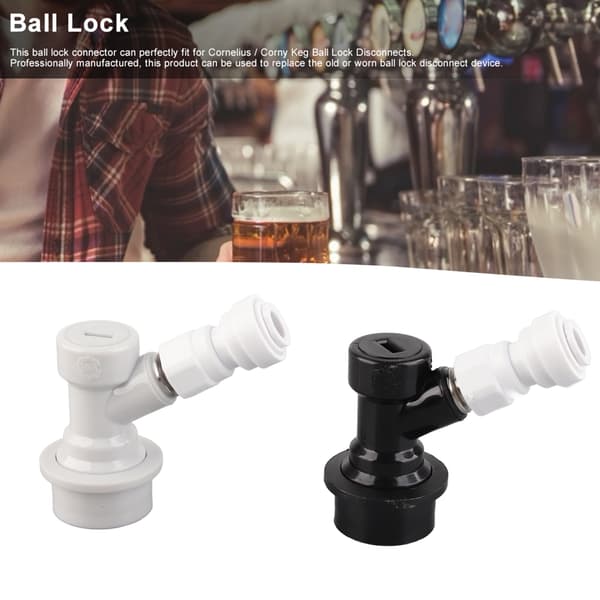 Kotipanimo Ball Lock -hanakytkinsetti + FFL Quick Push-Fit -liitin