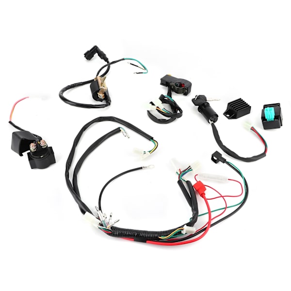 Elektrisk startmotorkabelsæt til 50cc 110cc 125cc PIT Quad Dirt Bike ATV