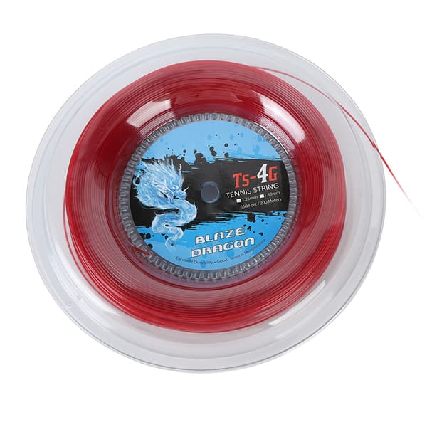 TS 4G 200m Tennislanka Kelo, Polyesteri, Punainen, 1.30mm