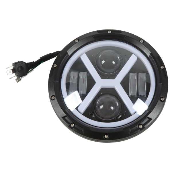 Motorsykkel LED-frontlykt - Vanntett, 2000LM, Universal Passform, Hvit Gul belysning