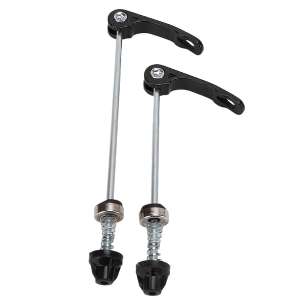 1 Pair/Set Bicycle Front Rear Quick Release Skewers Durable Bike Quick Release Lever Black