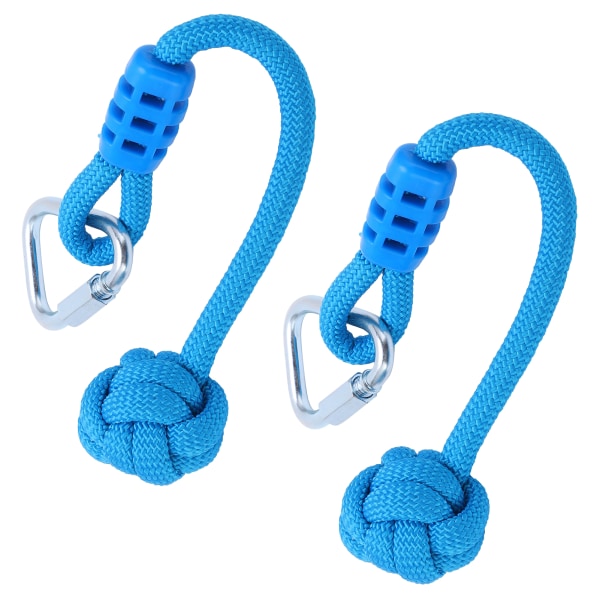 2 STK swing knude reb vævet brokade til børn indendørs udendørs klatring aktivitet