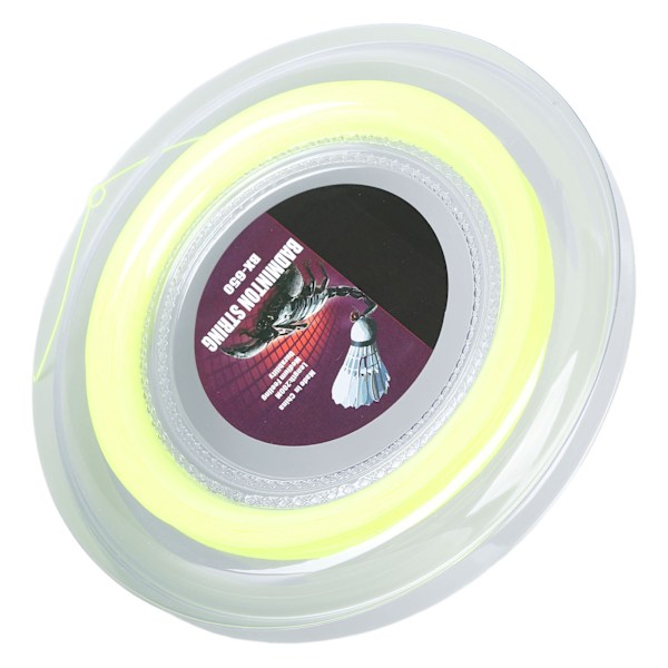 0,72 mm 200 m Badmintonketcherstreng Nylon Badminton Træningsketcherstreng Line BX 650 Fluorescerende Gul