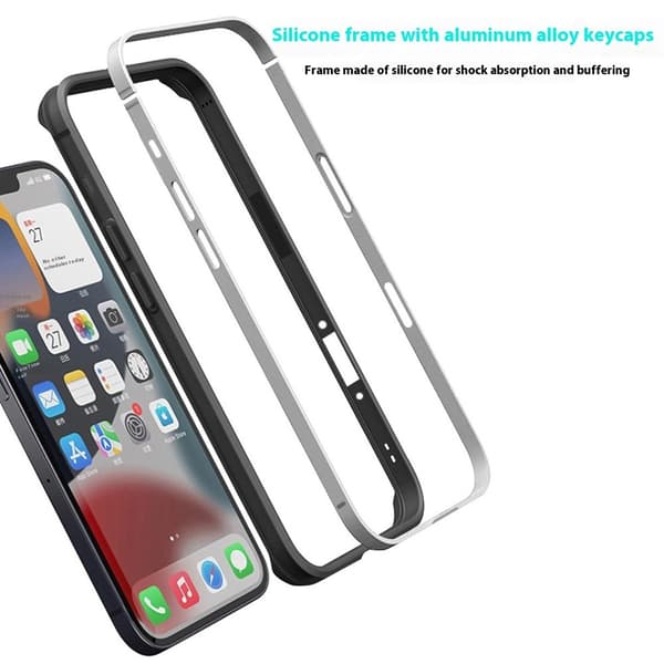 iPhone 17 Pro COTECi Aluminium Silikone Bumper - Orange Orange orange