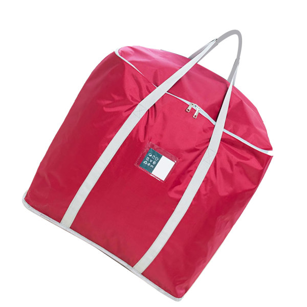 Oversize flyttepose vandtæt god bærende lynlås design opbevaringspose til hjem flytning vinrød