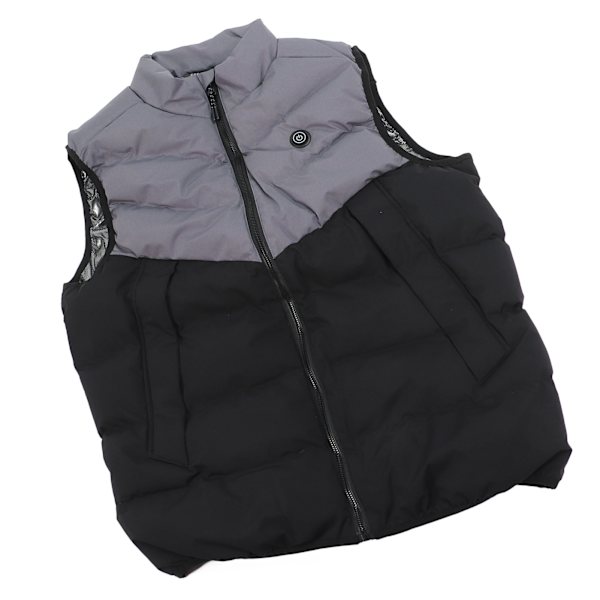 USB Oppvarmet Vest - Vinter Varmt Grå - 2XL