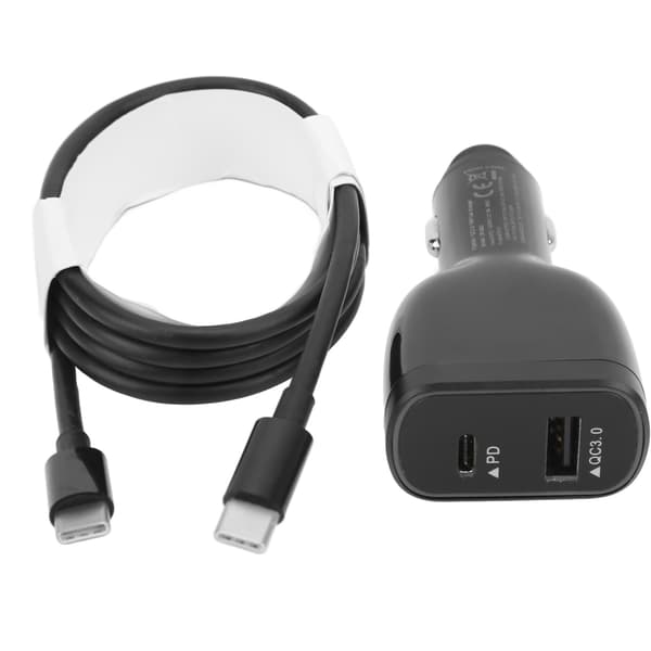 QC3.0 Hurtiglader for bil 2 Port USB C USB A for Dji Mavic Drone Batterilading 0.1