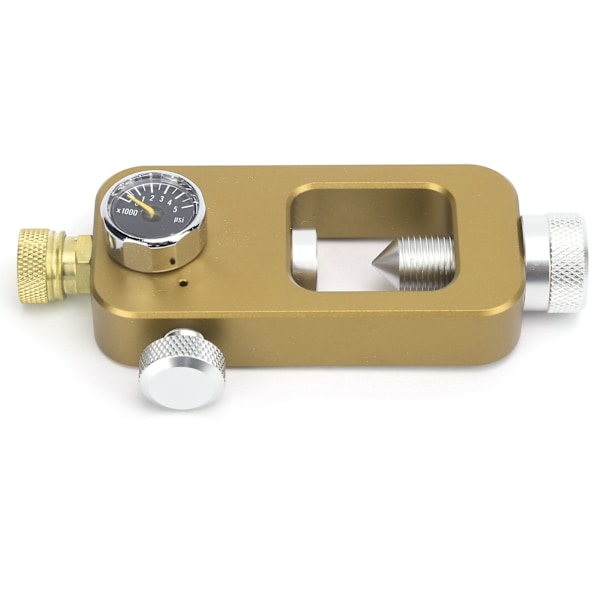 DIDEEP Scuba Adapter til dykkerudstyr Stor flaske til lille flaske 8MM Manometer 0.5L 1LGuld