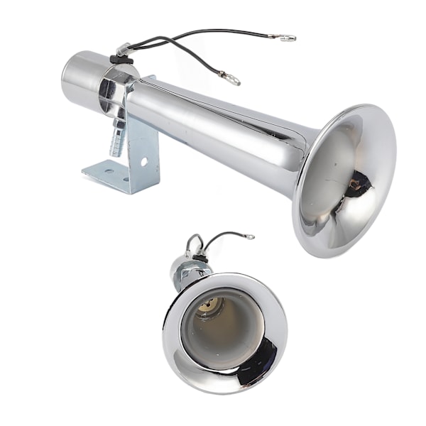 Globaali bilhorn super kova 180DB yksitorvi kuorma-auton auton torvi sopii ajoneuvoihin, juniin, laivoihin DC 12-24V kromiväri