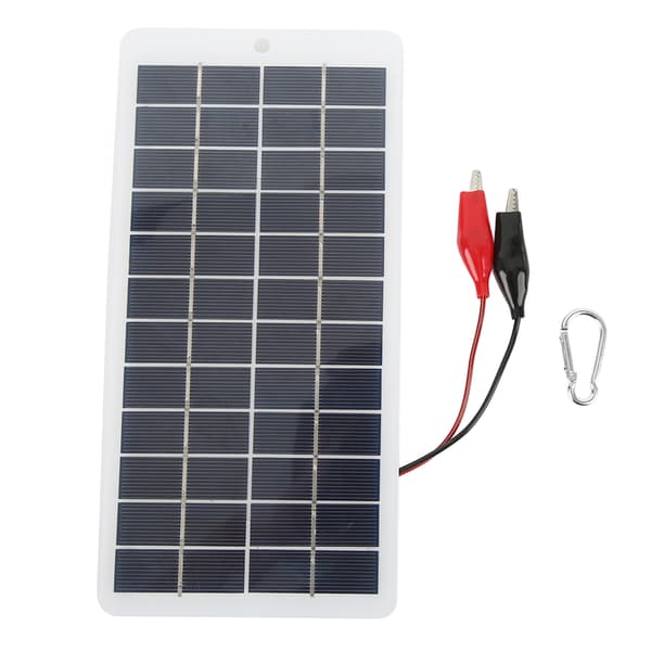 5W 12V Polykrystallinsk Silicium Solpanel Høj Effektivitet Energibesparende Bærbar Solcelle Batterilader