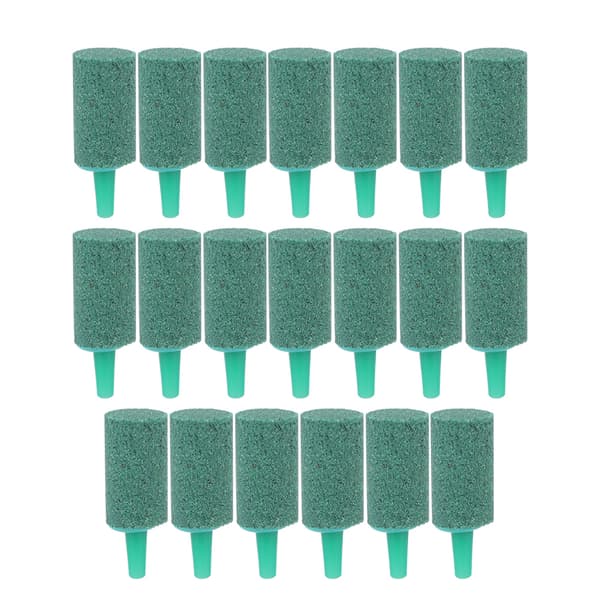 Grön Sandsten Akvarium Luftsten 20 STK Syrepump Aeration Bubbelstenar