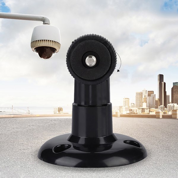 Övervakningskamera CCTV-Stativ Väggfäste Rotationsbart Mini-Kamerastativ Svart