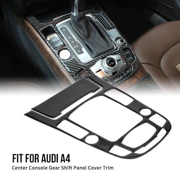 Audi A4 Kulfiber Centerkonsol Gearskifte Panel Cover Trim