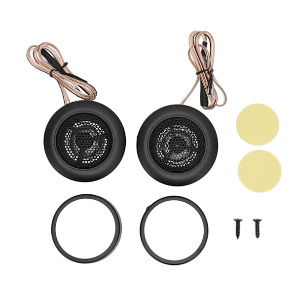 2 stk. Bil Dome Tweeter 120W Høj Sensitivitet Audio Stereo Højttaler til Lydsystem