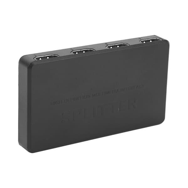 Video Splitter 1 Ind 4 Ud 4K 1080P Understøttet Plug and Play Anti-Interference HD Splitter til Desktop Computer