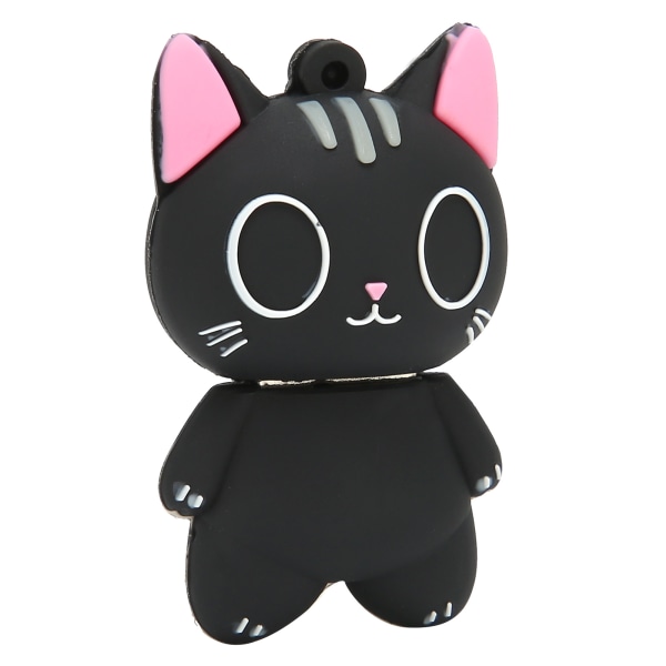 Cute Cartoon Cat USB-muistitikku - 32 Gt tallennustilaa datalle, kuville, musiikille, elokuville