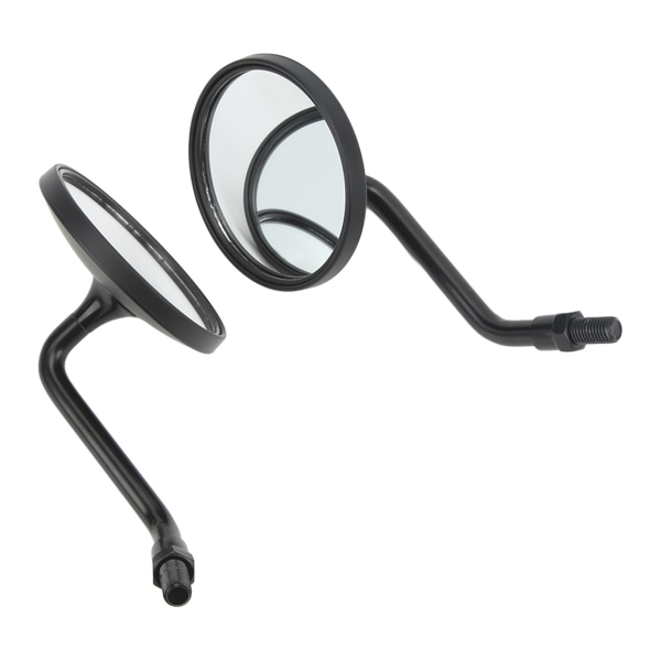 Wide Vision Motorcykelspejle, Universal 3,4-tommers styrsspejl (sort)