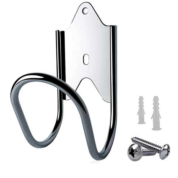 Slangehenger i rustfritt stål Hageslangekrokholder[SZ] Silver