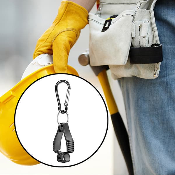 Handskhållare för utomhuscamping - 10 st Plast A-formade klämmor