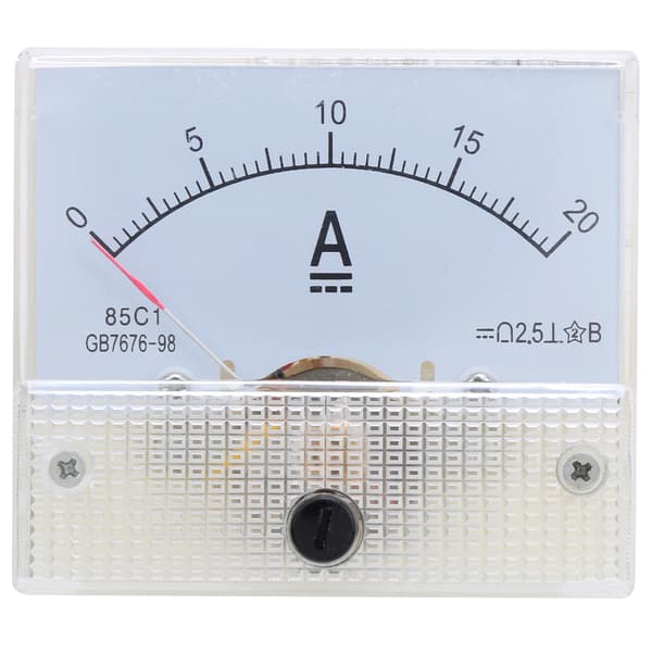 Elektrisk kretsstrømmåler 0-20A Viserinstrument