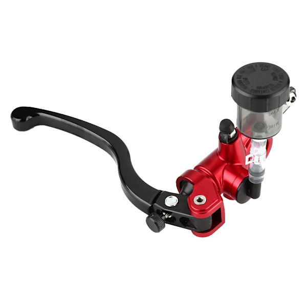 Motorcykel hydraulisk koblingsarm Hovedcylinderbremsepumpe (rød)